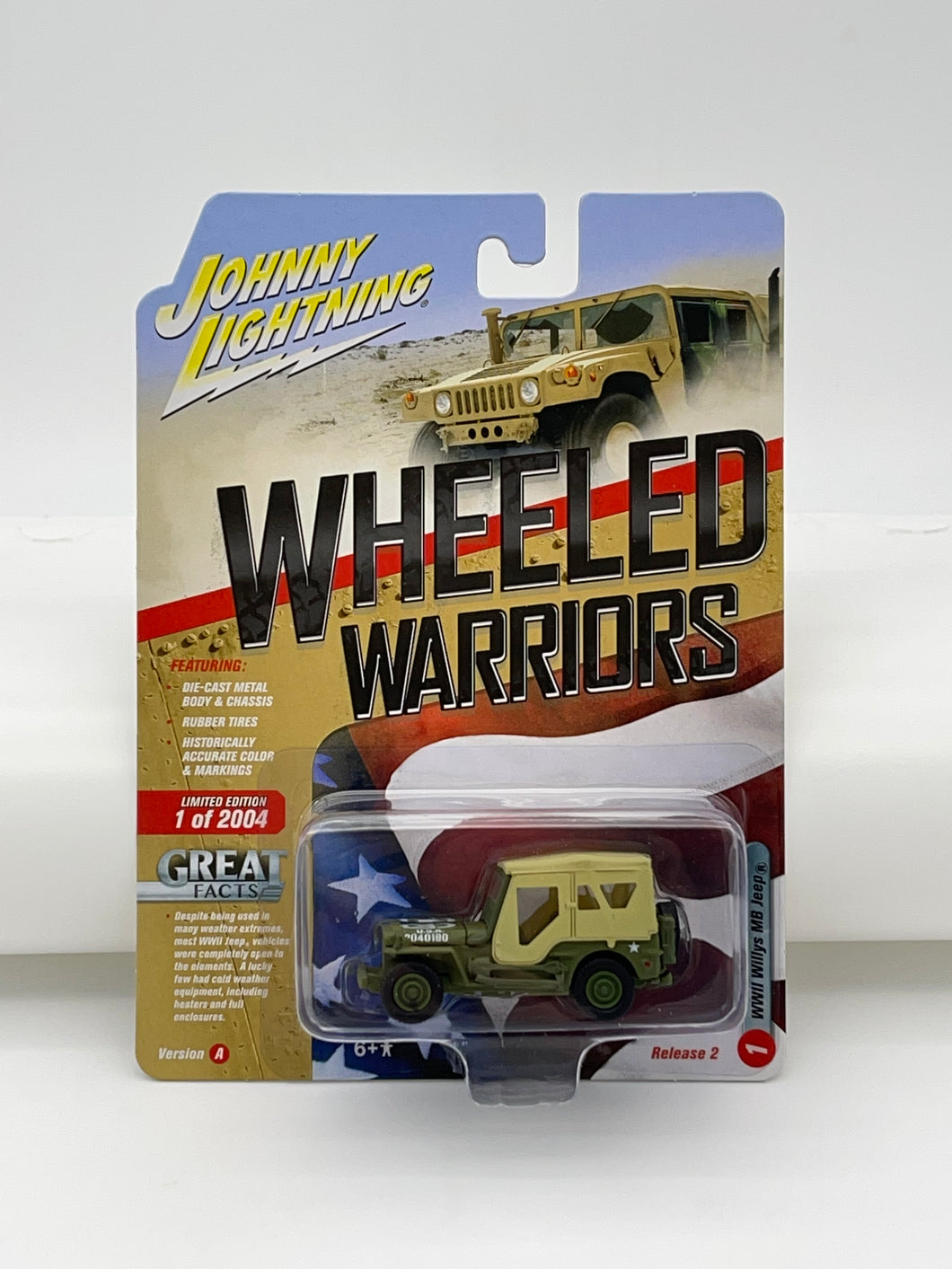 Johnny Lightning WWII Willys MB Jeep