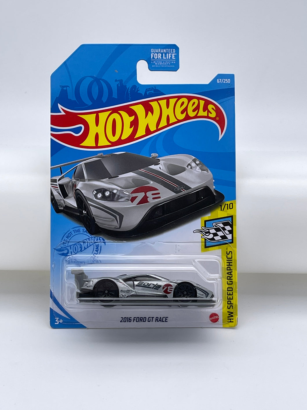 Hot Wheels ‘16 Ford GT Race (Silver)